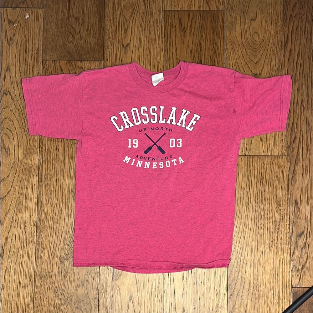 Agenda Pink Short Sleeve Tee Vibrant Cotton Crew Neck
